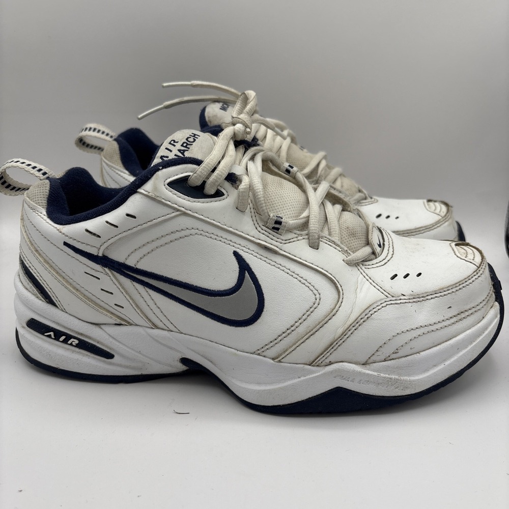 Nike Mens Air Monarch IV 416355-102 White Casual Shoes Sneakers Size 9